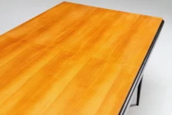 Table à manger T4 Alfred Hendrickx en hêtre Belform Belgique 1958