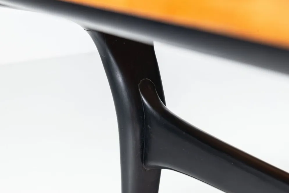 Table à manger T4 Alfred Hendrickx en hêtre Belform Belgique 1958