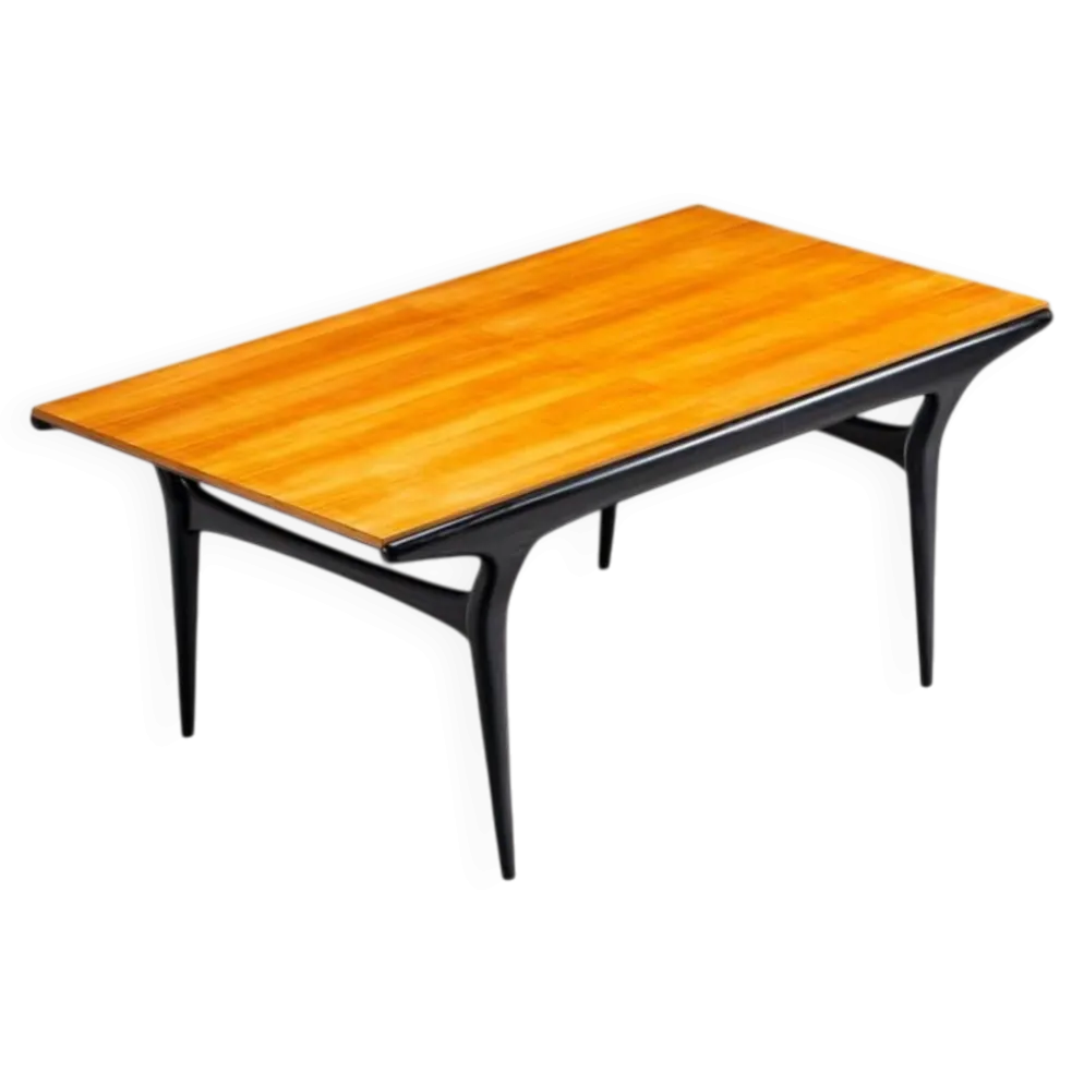 Table à manger T4 Alfred Hendrickx en hêtre Belform Belgique 1958