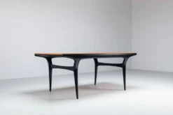 Table à manger T4 Alfred Hendrickx en hêtre Belform Belgique 1958