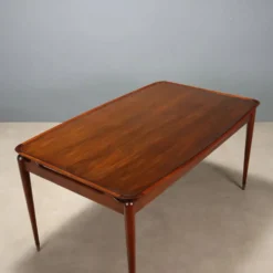 Table à manger vintage en teck, design italien, années 1950-1960