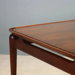 Table à manger vintage en teck, design italien, années 1950-1960