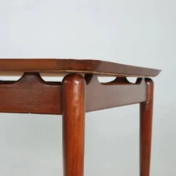 Table à manger vintage en teck, design italien, années 1950-1960