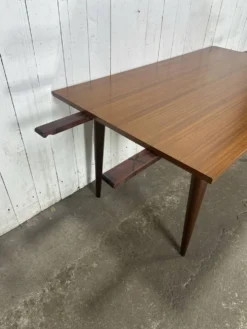 Table à manger vintage en teck extensible – années 60