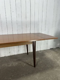 Table à manger vintage en teck extensible – années 60