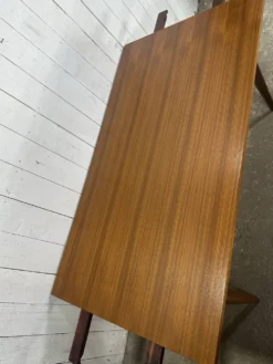 Table à manger vintage en teck extensible – années 60