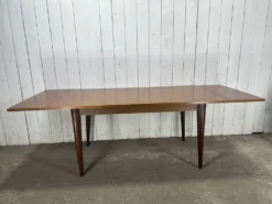 Table à manger vintage en teck extensible – années 60