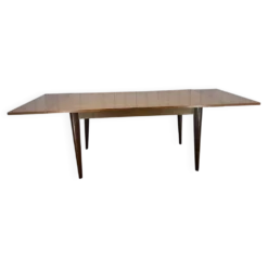 Table à manger vintage en teck extensible – années 60