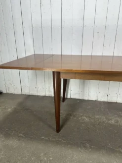Table à manger vintage en teck extensible – années 60