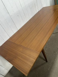 Table à manger vintage en teck extensible – années 60