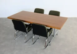 table à manger vintage | table de conférence | bureau | années 1960