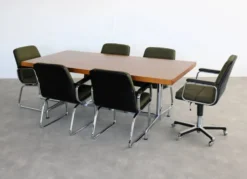 table à manger vintage | table de conférence | bureau | années 1960