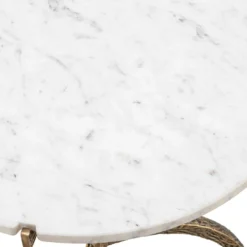 Table marbre et laiton