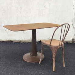 Table modèle G plateau rectangulaire, design Xavier Pauchard, 1930