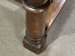 Table monastère anglaise avec allonges fin 19ème en orme et chêne