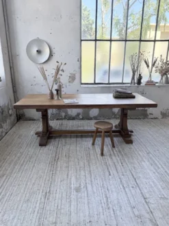 Table monastère chêne 1950 XXL