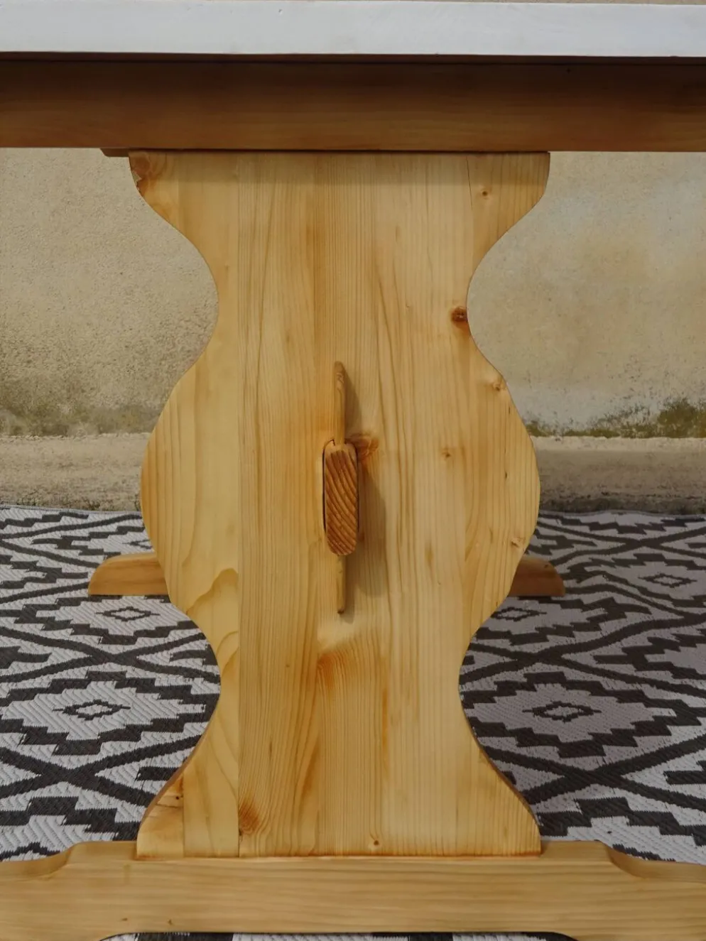 Table monastère en bois
