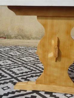 Table monastère en bois