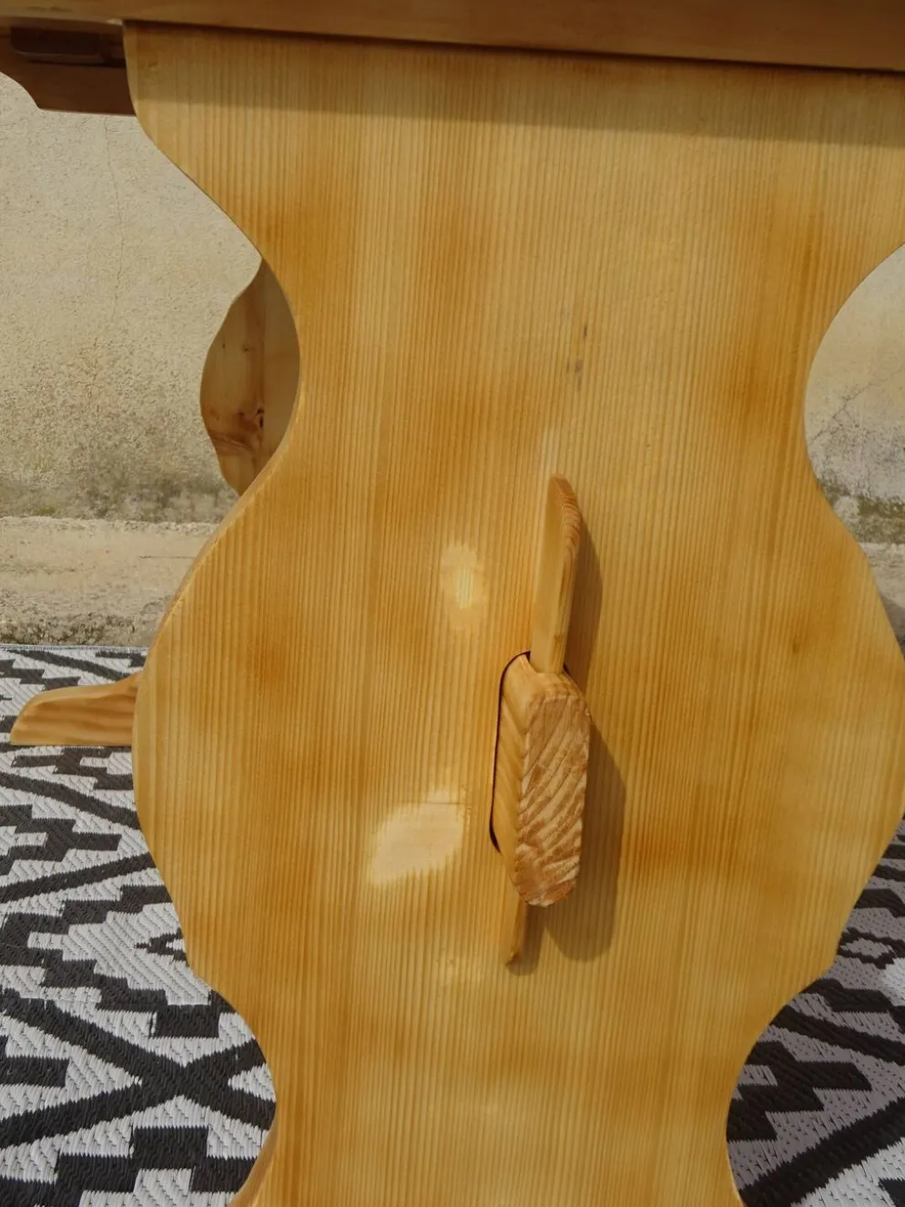 Table monastère en bois