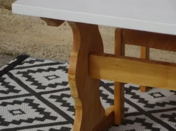 Table monastère en bois