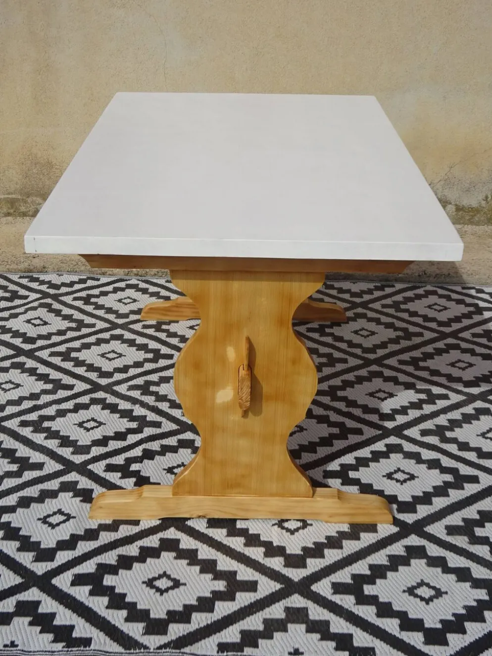 Table monastère en bois