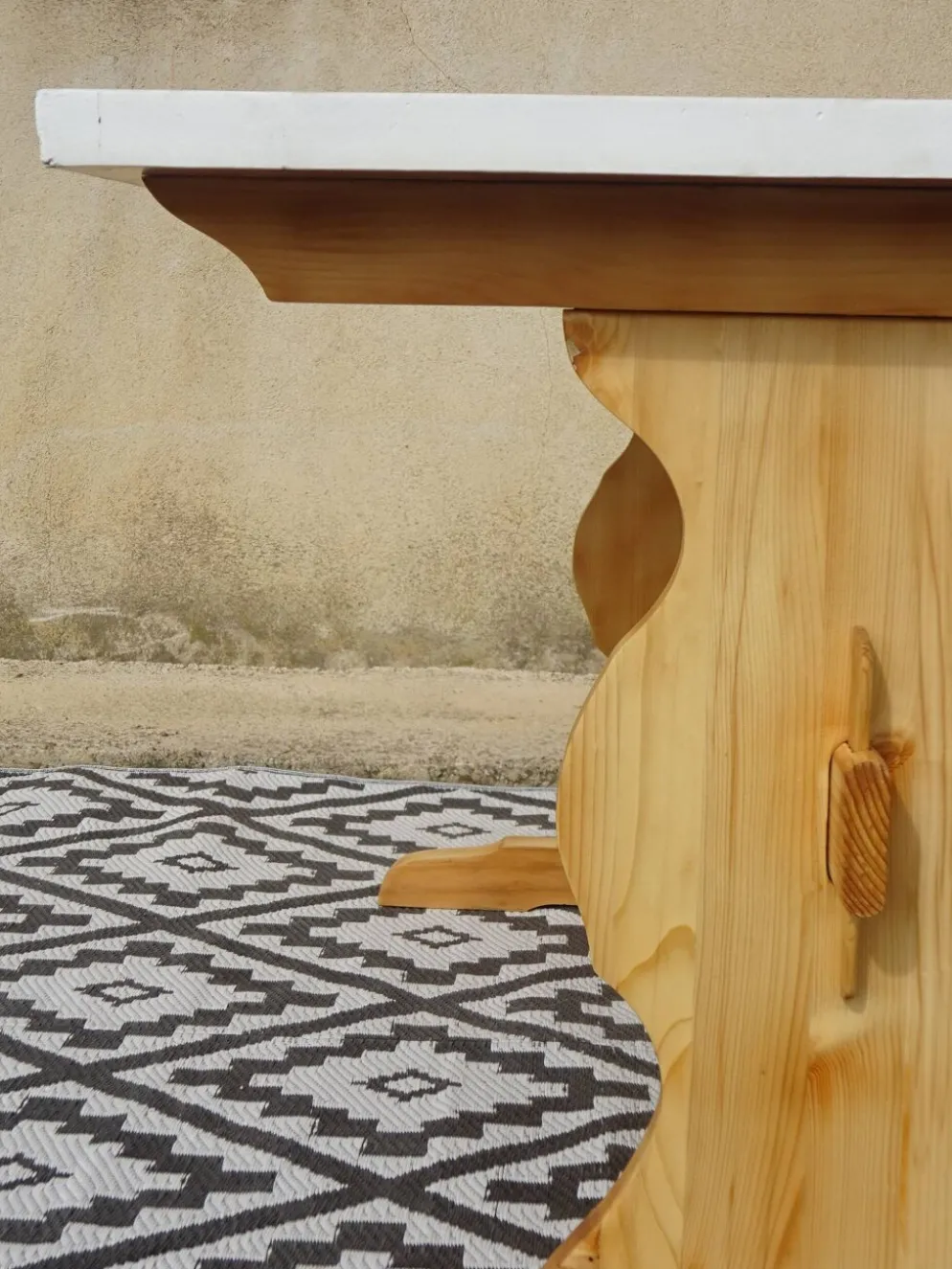 Table monastère en bois