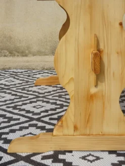 Table monastère en bois
