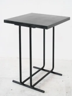Table métal tubulaire art deco bauhaus moderniste table appoint ou bistrot