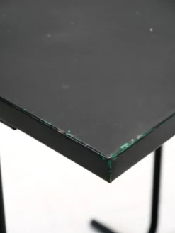 Table métal tubulaire art deco bauhaus moderniste table appoint ou bistrot