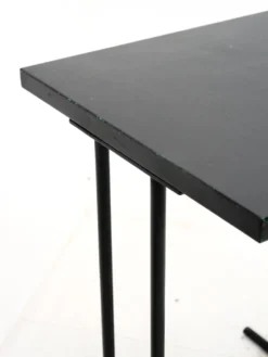 Table métal tubulaire art deco bauhaus moderniste table appoint ou bistrot