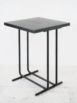 Table métal tubulaire art deco bauhaus moderniste table appoint ou bistrot
