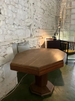 Table Octogonale En chêne
