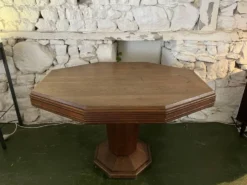 Table Octogonale En chêne