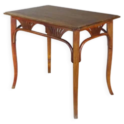 Table ou bureau Thonet N°8122, vers 1910, plateau chêne.
