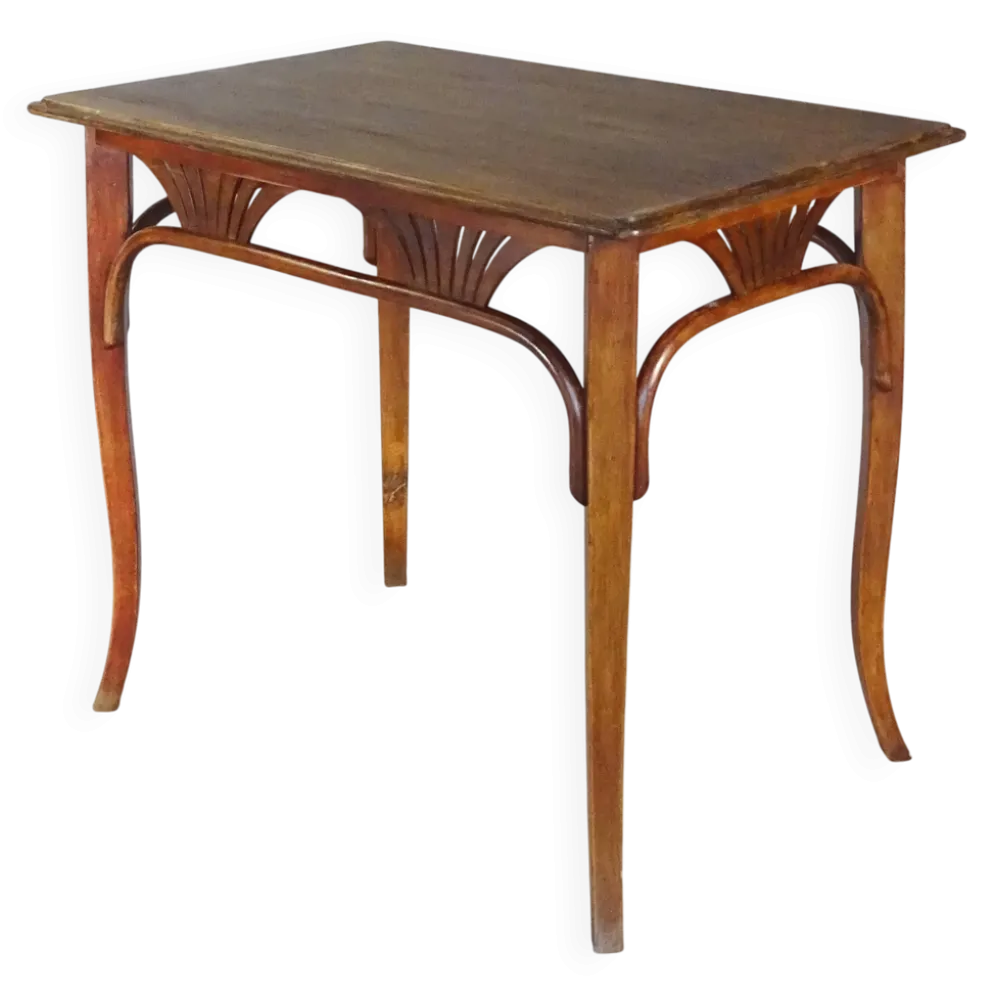 Table ou bureau Thonet N°8122, vers 1910, plateau chêne.