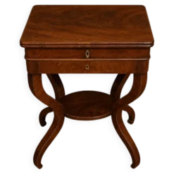 Table à ouvrage en acajou – Époque Charles X