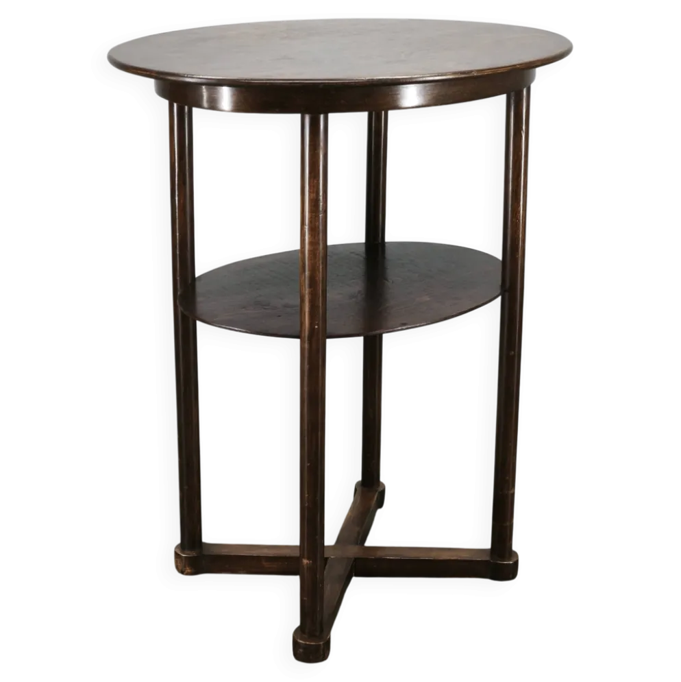 Table ovale de Josef Hoffmann, Sécession de Vienne, Kohn ou Thonet, vers 1900
