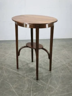 Table ovale en bois courbé Thonet No. 207 par Mazowia, Pologne, années 1910