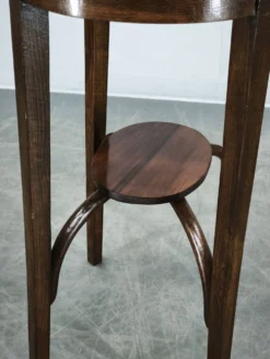 Table ovale en bois courbé Thonet No. 207 par Mazowia, Pologne, années 1910