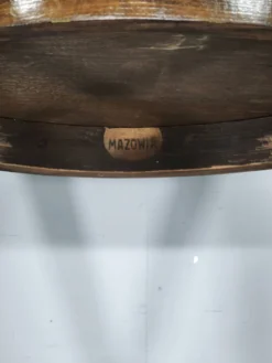 Table ovale en bois courbé Thonet No. 207 par Mazowia, Pologne, années 1910