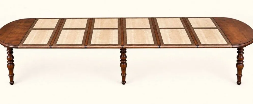 Table ovale extensible Louis-Philippe chêne massif XIXe siècle