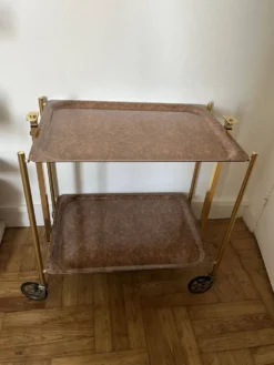 Table pliante desserte platax superbe état vintage