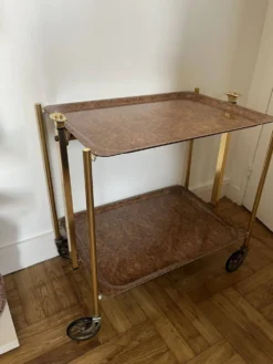 Table pliante desserte platax superbe état vintage