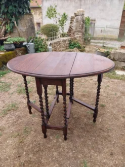 Table pliante en chêne