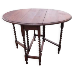 Table pliante en chêne