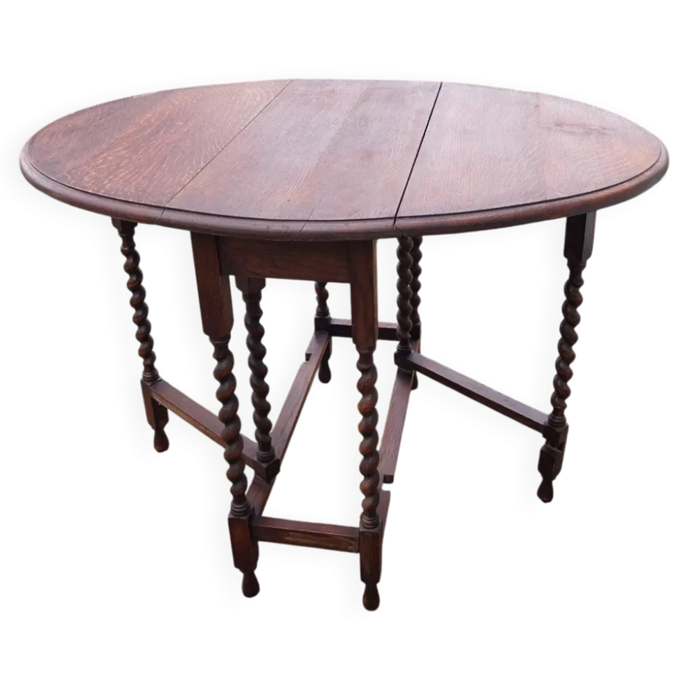 Table pliante en chêne