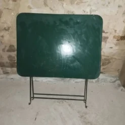 Table pliante fer forgé bistrot jardin
