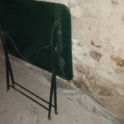 Table pliante fer forgé bistrot jardin
