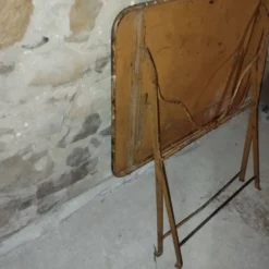 Table pliante fer forgé bistrot jardin