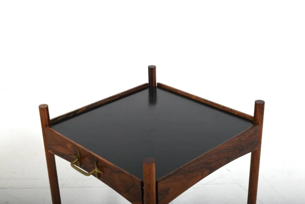Table pliante à plateau de Mogens Lysell, Danemark, années 1960